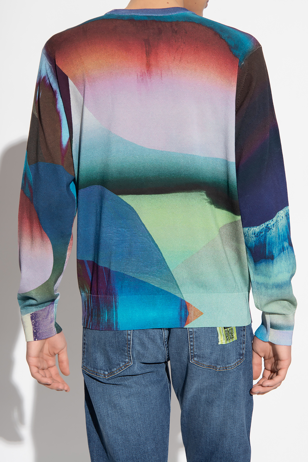 Multicolour River Island MA1 bomber jacket in stone Paul Smith